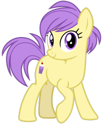 Size: 2500x3000 | Tagged: safe, artist:cheezedoodle96, berry sweet, earth pony, pony, g4, .svg available, female, friendship student, full body, high res, hooves, looking at you, mare, simple background, smiling, smiling at you, solo, standing, svg, tail, transparent background, vector