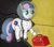 Size: 2900x2559 | Tagged: safe, artist:sweetielover, bon bon, sweetie drops, earth pony, pony, g4, astronaut, diaper, female, high res, james webb space telescope, mare, mirror, solo, space, spacesuit, tail helmet, telescope, toolbox, wrench