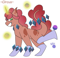 Size: 1033x1000 | Tagged: safe, artist:undergamergirl, oc, original species, pony, unicorn, adoptable, closed species, crysvalonia, gemstone pony, gemstones, magic, simple background, transparent background