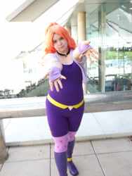 Size: 2121x2828 | Tagged: safe, artist:twilighttempest66, adagio dazzle, human, equestria girls, g4, chubby, clothes, cosplay, costume, disguise, disguised siren, high res, irl, irl human, otakon, otakon 2016, photo, solo