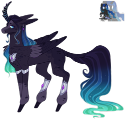 Size: 2580x2491 | Tagged: safe, artist:sleepy-nova, oc, oc:lunar lullaby, alicorn, pony, female, high res, mare, simple background, solo, transparent background