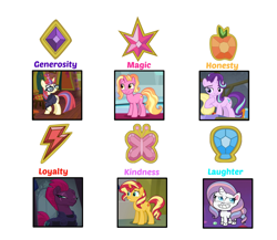 Size: 2300x2000 | Tagged: safe, artist:ewized, artist:scoobymcsnack, edit, edited screencap, editor:jdueler11, screencap, luster dawn, moondancer, potion nova, starlight glimmer, sunset shimmer, tempest shadow, pony, unicorn, equestria girls, equestria girls specials, g4, g4.5, horse play, my little pony equestria girls: better together, my little pony equestria girls: forgotten friendship, my little pony: pony life, my little pony: the movie, pony surfin' safari, the last problem, the point of no return, broken horn, clothes, cropped, element of generosity, element of honesty, element of kindness, element of laughter, element of loyalty, element of magic, elements of harmony, female, glasses, high res, horn, mare, meme, scar, sparkle six, sweater, template