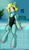 Size: 1768x3000 | Tagged: safe, artist:pledus, oc, oc only, pegasus, pony, blushing, chest fluff, clothes, commission, female, one-piece swimsuit, pegasus oc, poolside, solo, swimming pool, swimsuit, wet, ych result