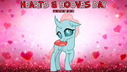 Size: 2063x1161 | Tagged: safe, artist:cheezedoodle96, artist:not-yet-a-brony, edit, ocellus, changedling, changeling, g4, 2022, february, hearts and hooves day, holiday, lyrics in the description, smiling, song in the description, song reference, valentine's day, youtube link in the description