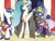 Size: 4000x3000 | Tagged: safe, artist:flaremoon, princess celestia, shining armor, alicorn, pony, unicorn, g4, armor, commander, female, male, mare, royal guard, stallion