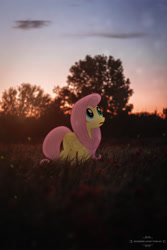 Size: 3456x5184 | Tagged: safe, artist:zombielandundead, fluttershy, pegasus, pony, g4, 2019, absurd resolution, female, irl, looking up, mare, photo, ponies in real life, solo