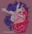 Size: 963x1020 | Tagged: safe, artist:cutiesparke, pinkie pie, rarity, alicorn, pegasus, pony, g4, alicornified, alternate design, bed, bed hair, cuddling, curled up, duo, eyes closed, female, folded wings, freckles, hoof heart, lesbian, lying down, pegasus pinkie pie, race swap, raricorn, ship:raripie, shipping, sleeping, snuggling, spread wings, wings