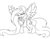 Size: 2048x1582 | Tagged: safe, artist:leadhooves, fluttershy, pegasus, pony, g4, bipedal, black and white, eyes closed, grayscale, lineart, microphone, monochrome, simple background, singing, solo, white background