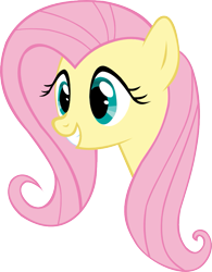 Size: 759x974 | Tagged: safe, artist:dashofrainbow235, fluttershy, pony, g4, bust, female, mare, simple background, transparent background, vector