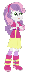 Size: 1900x4913 | Tagged: safe, artist:gmaplay, sweetie belle, equestria girls, g4, happily ever after party, my little pony equestria girls: better together, boots, clothes, cute, shoes, simple background, skirt, solo, transparent background