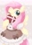 Size: 1494x2048 | Tagged: safe, artist:ginmaruxx, fluttershy, pegasus, pony, g4, bipedal, blushing, bust, clothes, covering mouth, cute, dress, female, heart, heart background, heart eyes, holding a present, looking at you, mare, one eye closed, present, shyabetes, solo, wingding eyes, wink, winking at you