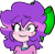 Size: 1319x1301 | Tagged: safe, artist:tjpones, oc, oc only, oc:mable syrup, equestria girls, g4, bow, bust, deaf, hair bow, mute, portrait, purple hair, simple background, solo, transparent background