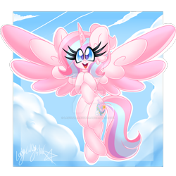 Size: 1920x1920 | Tagged: safe, artist:ladylullabystar, oc, oc:lullaby star, alicorn, pony, alicorn oc, bipedal, female, horn, mare, solo, wings