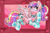 Size: 2683x1767 | Tagged: safe, artist:dandy, princess cadance, alicorn, pony, g4, :3, bow, choker, clothes, copic, cute, cutedance, ear fluff, female, hair bow, heart, heart eyes, holiday, horn, ponytail, socks, solo, striped socks, tail, tail bow, traditional art, valentine's day, wingding eyes, wings