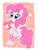 Size: 3000x3963 | Tagged: safe, artist:leo19969525, pinkie pie, earth pony, pony, g4, bipedal, blushing, cute, diapinkes, female, happy, heart, high res, holiday, hoof hold, mare, simple background, smiling, solo, valentine's day
