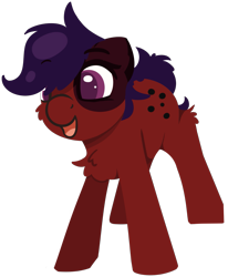 Size: 1313x1592 | Tagged: safe, artist:rhythmpixel, oc, oc:mony caalot, earth pony, pony, female, full body, simple background, smiling, solo, transparent background