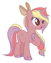 Size: 606x747 | Tagged: safe, artist:ipandacakes, oc, pony, unicorn, bow, female, hair bow, magical lesbian spawn, mare, offspring, parent:applejack, parent:twilight sparkle, parents:twijack, simple background, solo, transparent background