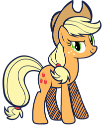 Size: 5616x6462 | Tagged: safe, artist:galaxyart, applejack, earth pony, pony, g4, 2012, absurd resolution, dreamworks face, old art, simple background, solo, transparent background