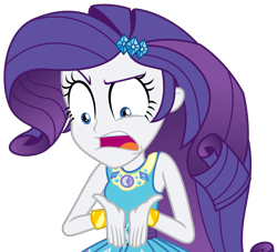 Size: 2966x2694 | Tagged: safe, artist:sketchmcreations, rarity, equestria girls, equestria girls specials, g4, my little pony equestria girls: better together, my little pony equestria girls: holidays unwrapped, o come all ye squashful, bracelet, disgusted, do not want, female, geode of shielding, high res, jewelry, magical geodes, open mouth, raised eyebrow, rarity peplum dress, simple background, solo, transparent background, vector