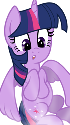 Size: 1080x1920 | Tagged: safe, artist:sallyso, twilight sparkle, alicorn, pony, g4, :o, eyelashes, female, mare, open mouth, simple background, solo, twilight sparkle (alicorn), white background