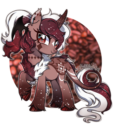 Size: 2464x2706 | Tagged: safe, artist:helithusvy, oc, oc only, oc:coffee mousse, pony, base used, high res, horn, simple background, solo