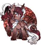 Size: 2464x2706 | Tagged: safe, artist:helithusvy, oc, oc only, oc:coffee mousse, pony, base used, horn, simple background, solo