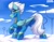 Size: 2250x1750 | Tagged: safe, artist:shadowreindeer, fleetfoot, pegasus, pony, g4, butt, clothes, cloud, featured image, female, fleetbutt, frog (hoof), goggles, grin, looking at you, looking back, looking back at you, mare, on a cloud, plot, raised hoof, rear view, sexy, sky, smiling, smiling at you, solo, underhoof, uniform, wonderbolts uniform