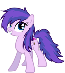 Size: 2322x2582 | Tagged: safe, artist:maomao27, oc, oc only, oc:purple roselyn, pegasus, pony, female, high res, mare, simple background, solo, transparent background, vector