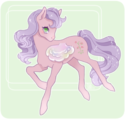 Size: 2869x2756 | Tagged: safe, artist:shaiyeh, lily (g1), pegasus, pony, g1, high res, solo