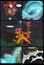 Size: 4750x7000 | Tagged: safe, alternate version, artist:chedx, zecora, abyssinian, comic:the storm kingdom, g4, my little pony: the movie, alternate timeline, alternate universe, comic, the black paw warlocks