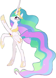 Size: 517x720 | Tagged: safe, edit, edited screencap, editor:homersimpson1983, editor:mrtoonlover83, screencap, princess celestia, alicorn, pony, g4, background removed, bipedal, female, mare, not a vector, simple background, solo, transparent background
