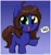 Size: 1514x1618 | Tagged: safe, artist:heretichesh, oc, oc only, oc:tekky, earth pony, pony, cute, female, filly, foal, gradient background, heterochromia, hi, ocbetes, open mouth, open smile, smiling, solo, speech bubble, talking to viewer, waving