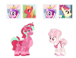 Size: 1144x871 | Tagged: safe, artist:disformed, big macintosh, princess cadance, torch song, oc, alicorn, earth pony, pony, g4, alicorn oc, base used, earth pony oc, horn, magical lesbian spawn, offspring, parent:big macintosh, parent:princess cadance, parent:torch song, parents:cadmac, screencap reference, simple background, transparent background, unshorn fetlocks, wings