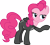 Size: 3315x3000 | Tagged: safe, artist:cloudy glow, pinkie pie, g4, it's about time, my little pony: friendship is magic, .ai available, bodysuit, catsuit, clothes, high res, latex, latex suit, simple background, solo, transparent background, vector