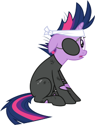 Size: 3000x3935 | Tagged: safe, artist:cloudy glow, twilight sparkle, g4, it's about time, .ai available, future twilight, high res, simple background, solo, transparent background, vector