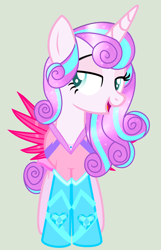 Size: 1472x2280 | Tagged: safe, artist:yulianapie26, princess flurry heart, alicorn, pony, g4, base used, clothes, eyelashes, female, mare, older, older flurry heart, smiling, solo