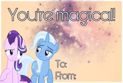 Size: 640x432 | Tagged: safe, artist:suntrixglim, starlight glimmer, trixie, pony, g4, female, lesbian, ship:startrix, shipping