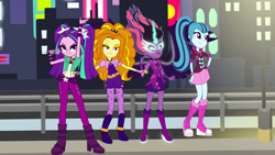 Size: 2000x1125 | Tagged: safe, artist:bigpurplemuppet99, adagio dazzle, aria blaze, sonata dusk, twilight sparkle, equestria girls, g4, my little pony equestria girls: friendship games, my little pony equestria girls: rainbow rocks, midnight sparkle, the dazzlings