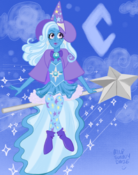 Size: 640x807 | Tagged: safe, artist:mlpsunnydaze, trixie, unicorn, anthro, g4, solo