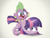 Size: 2224x1668 | Tagged: safe, artist:pitybug, spike, twilight sparkle, alicorn, dragon, pony, g4.5, my little pony: pony life, cute, dragons riding ponies, duo, female, happy, male, mare, open mouth, open smile, raised arms, riding, smiling, spikabetes, spike riding twilight, twilight sparkle (alicorn), twilight sparkle is not amused, unamused, winged spike, wings
