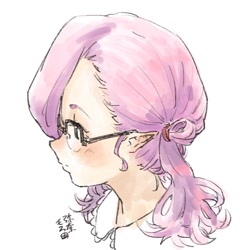 Size: 1180x1199 | Tagged: safe, artist:yanamosuda, fluttershy, human, g4, clothes, cute, glasses, humanized, profile