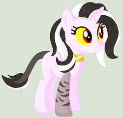 Size: 391x375 | Tagged: safe, artist:yulianapie26, oc, oc only, pony, unicorn, base used, eyelashes, horn, interspecies offspring, offspring, parent:discord, parent:starlight glimmer, parents:starcord, solo, unicorn oc