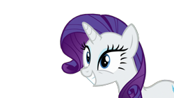 Size: 1920x1080 | Tagged: safe, artist:rarityvrymercollectiveoriginals, edit, edited screencap, screencap, rarity, pony, unicorn, celestial advice, g4, background removed, female, grin, horn, mare, not a vector, simple background, smiling, solo, transparent background