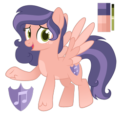 Size: 1900x1800 | Tagged: safe, artist:monochrome-sunsets, oc, oc only, pegasus, pony, female, full body, hooves, mare, offspring, open mouth, open smile, parent:hitch trailblazer, parent:pipp petals, parents:pitch, pegasus oc, raised hoof, simple background, smiling, solo, spread wings, tail, transparent background, two toned mane, two toned tail, wings