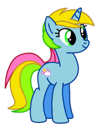 Size: 497x637 | Tagged: safe, artist:mattiedrawsponies, whistle wishes, pony, unicorn, g3, g4, colored, cute, female, full body, g3 to g4, g3 whistlebetes, generation leap, hooves, horn, mare, multicolored hair, multicolored mane, multicolored tail, simple background, smiling, solo, standing, tail, transparent background, two toned hair, two toned mane, two toned tail, vector