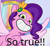 Size: 198x183 | Tagged: safe, edit, pipp petals, pegasus, pony, g5, my little pony: tell your tale, bean mouth, caption, cropped, female, mare, meme, so true, solo, text