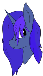 Size: 296x517 | Tagged: safe, artist:marmorealteal, oc, oc only, pony, unicorn, bust, colored, flat colors, male, simple background, solo, stallion, transparent background