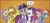 Size: 1009x455 | Tagged: safe, applejack, fluttershy, pinkie pie, rainbow dash, rarity, twilight sparkle, alicorn, earth pony, pegasus, pony, unicorn, g4, my little pony: generations, comic, cropped, determined, female, group, mane six, smiling, speech bubble, twilight sparkle (alicorn)