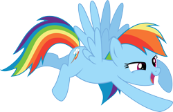 Size: 1671x1081 | Tagged: safe, artist:superanimefanart, rainbow dash, pegasus, pony, g4, female, mare, simple background, solo, transparent background, vector