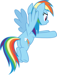 Size: 3000x3954 | Tagged: safe, artist:cloudy glow, rainbow dash, g4, the end in friend, .ai available, butt, high res, plot, rainbutt dash, simple background, solo, transparent background, vector